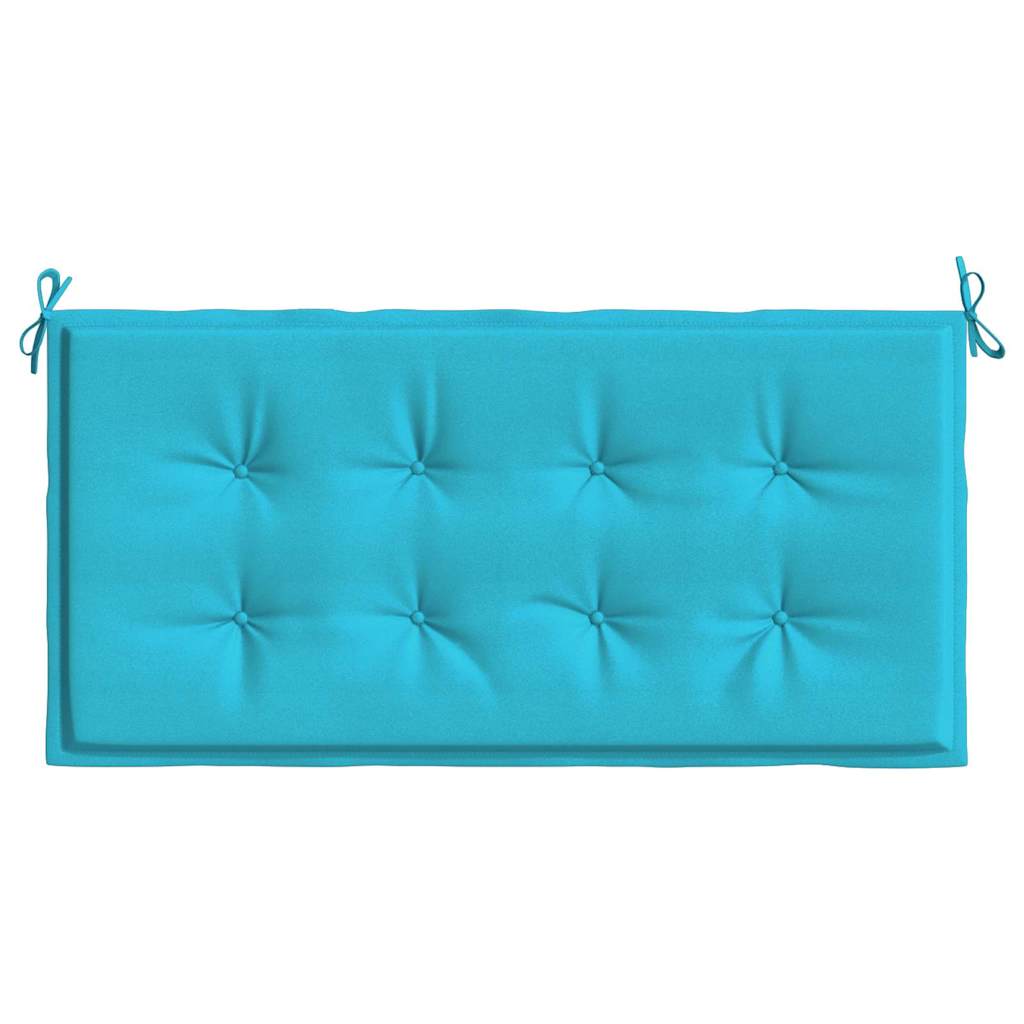 Gartenbank-Kissen Türkis 120 x 50 x 4 cm Oxford Stoff