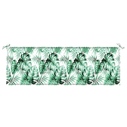 Gartenbank-Kissen Floral Grün 150 x 50 x 4 cm Oxford Stoff