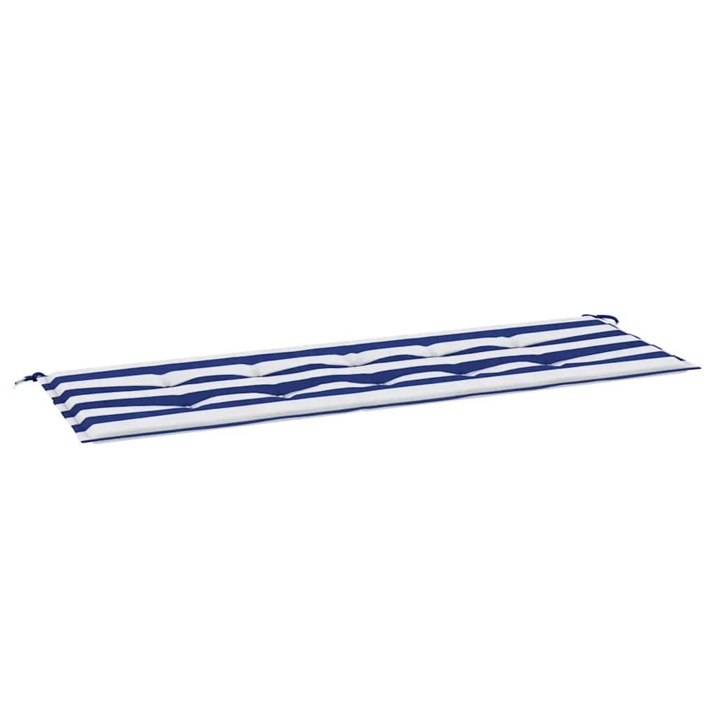 Gartenbank-Auflage Blau&Weiß Gestreift 150x50x4cm Oxford-Gewebe