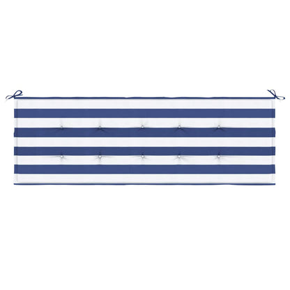 Gartenbank-Auflage Blau&Weiß Gestreift 150x50x4cm Oxford-Gewebe