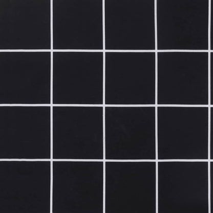 Gartenbank-Auflage Schwarz Karomuster 150x50x4 cm Oxford-Gewebe