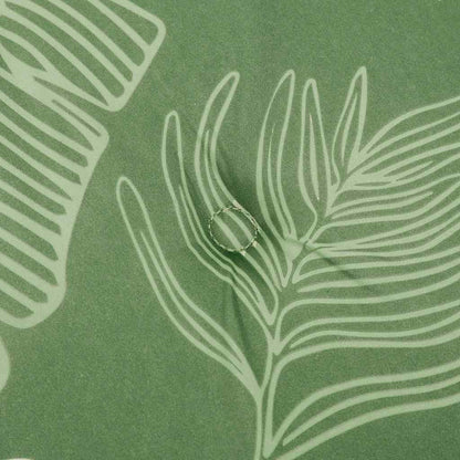 Gartenbank-Auflage Blattmuster 150x50x4 cm Oxford-Gewebe