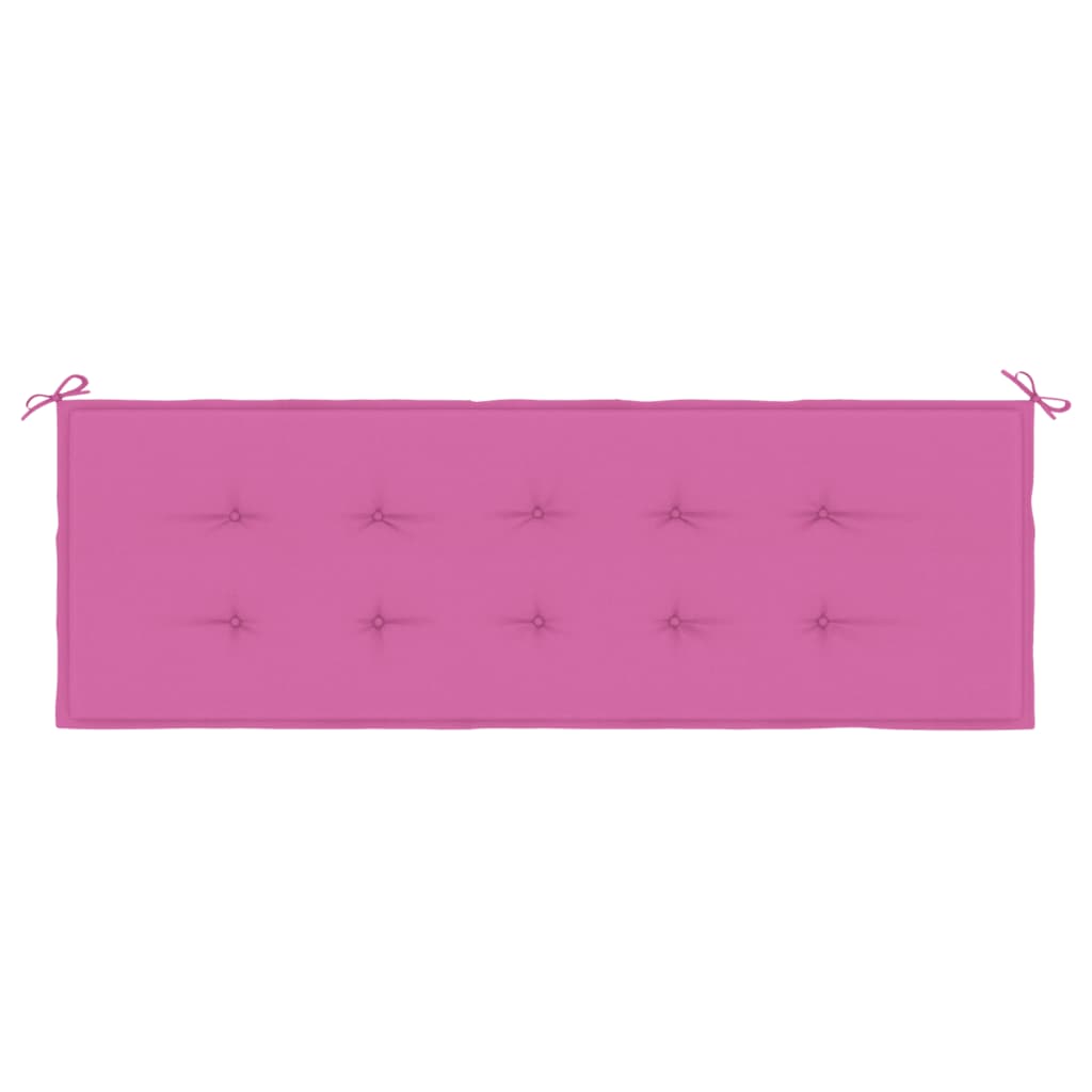 Gartenbank-Auflage Rosa 150x50x4 cm Oxford-Gewebe
