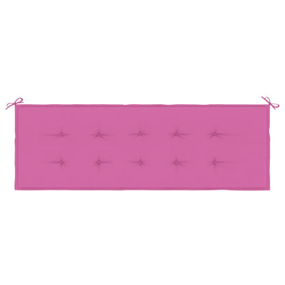 Gartenbank-Auflage Rosa 150x50x4 cm Oxford-Gewebe