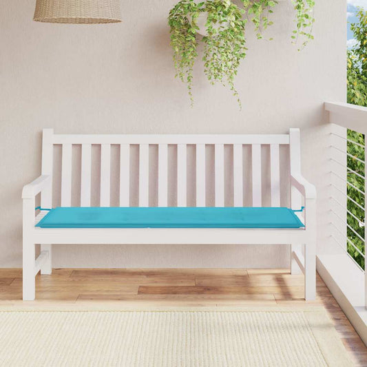 Gartenbank-Auflage Türkis 150x50x4 cm Oxford-Gewebe
