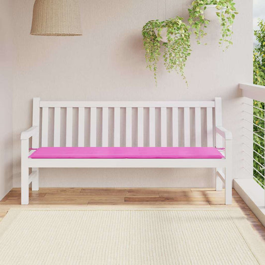 Gartenbank-Kissen Rosa 180 x 50 x 4 cm Oxford Stoff