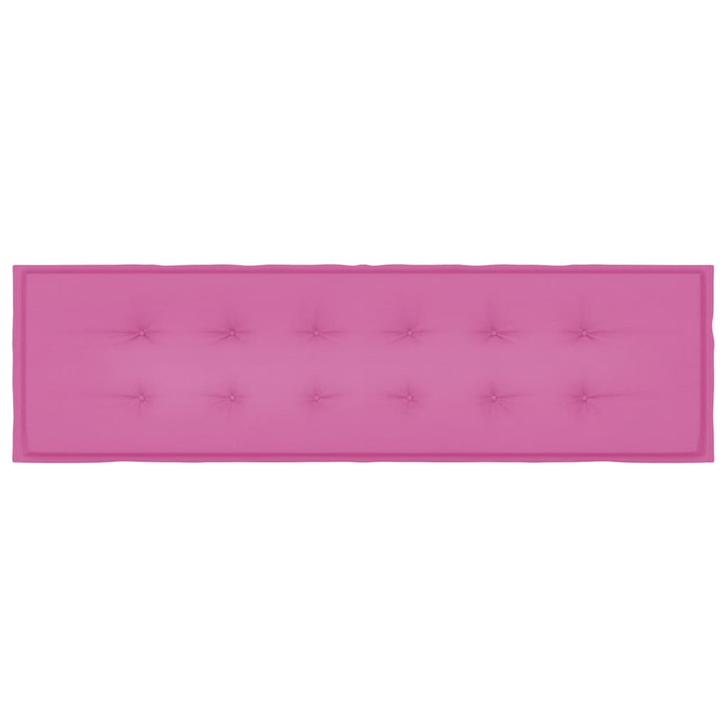 Gartenbank-Kissen Rosa 180 x 50 x 4 cm Oxford Stoff
