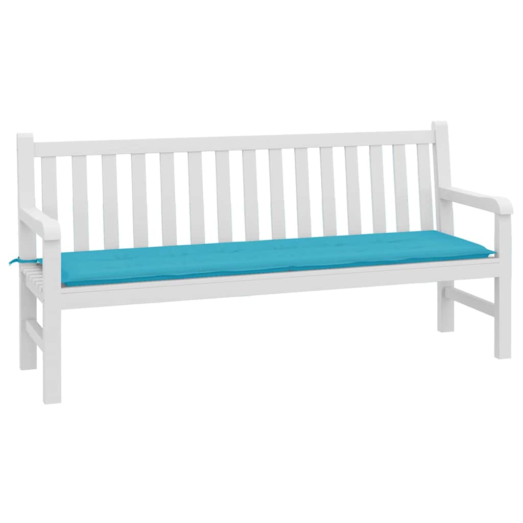 Gartenbank-Kissen Türkis 180 x 50 x 4 cm Oxford Stoff