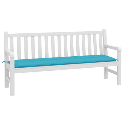 Gartenbank-Kissen Türkis 180 x 50 x 4 cm Oxford Stoff
