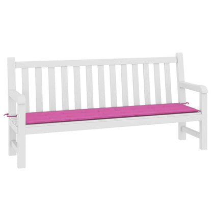 Gartenbank-Auflage Rosa 200x50x4 cm Stoff