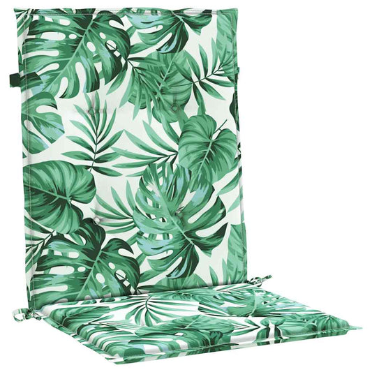 Stuhlkissen 6 pcs Blattmuster 100 x 50 x 3 cm Oxford Stoff