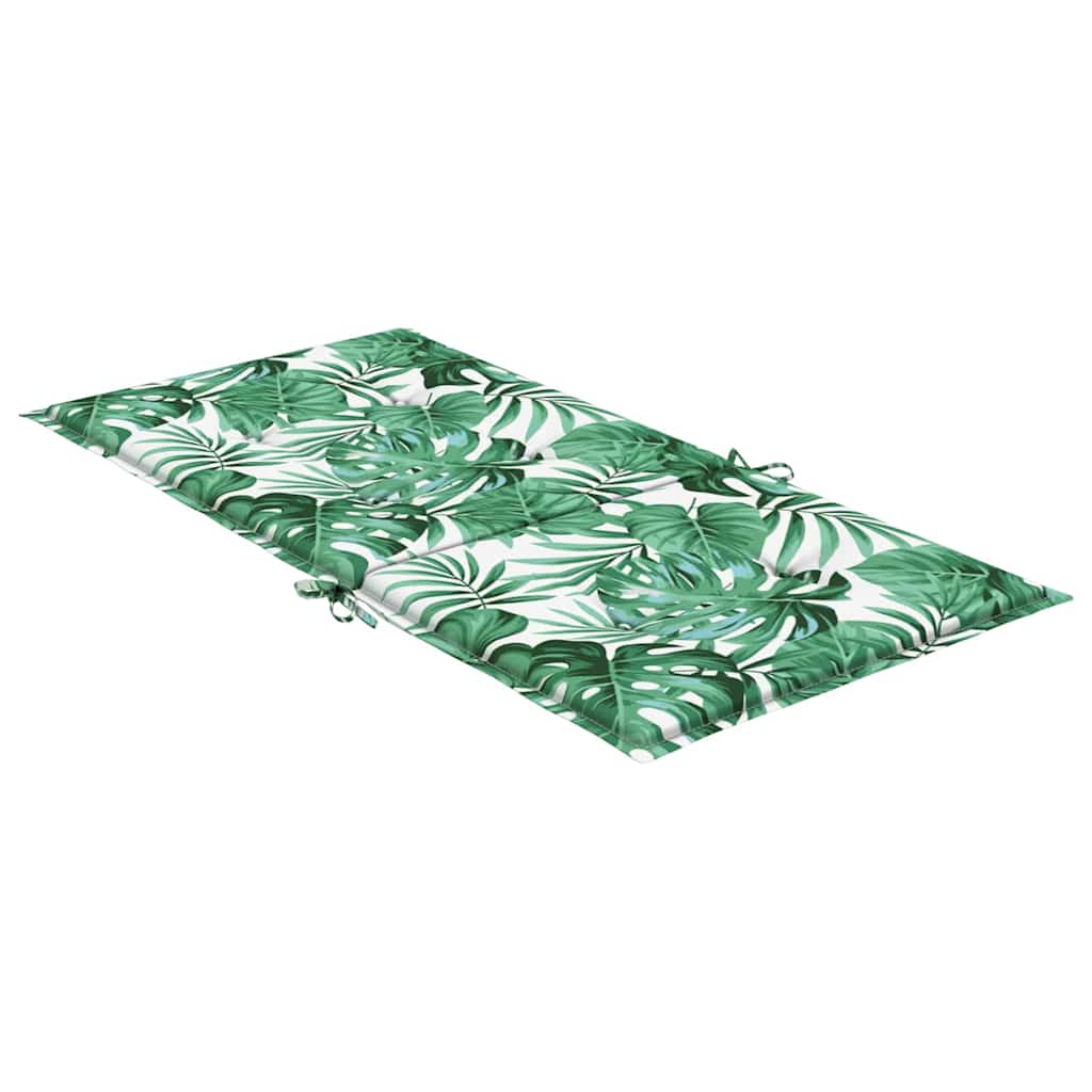 Stuhlkissen 6 pcs Blattmuster 100 x 50 x 3 cm Oxford Stoff