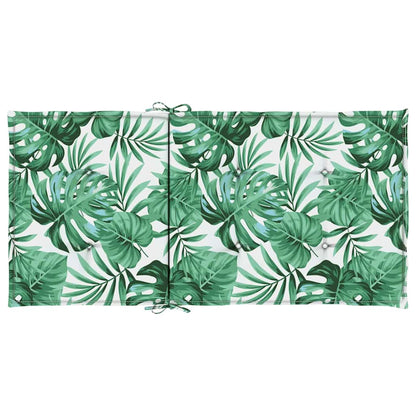 Stuhlkissen 6 pcs Blattmuster 100 x 50 x 3 cm Oxford Stoff