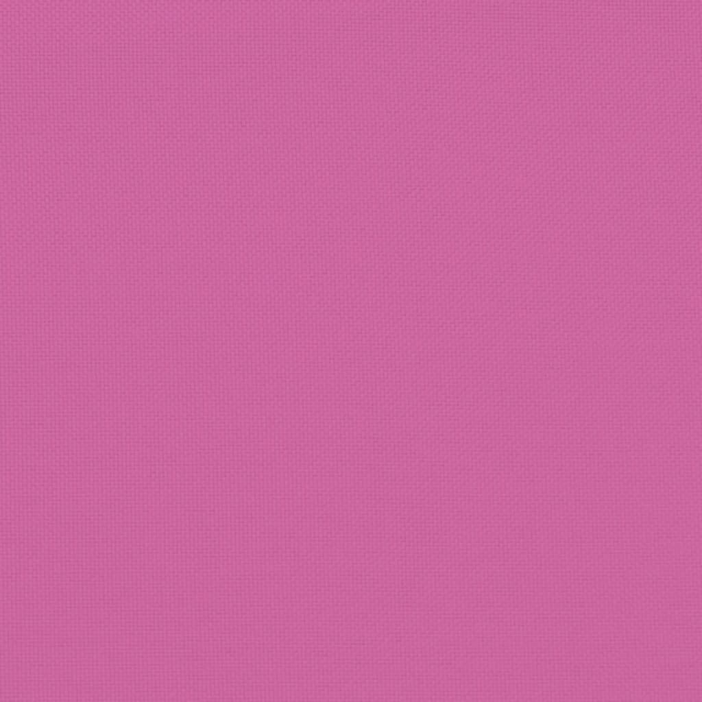 Niedriglehner-Auflagen 2 Stk. Rosa Stoff