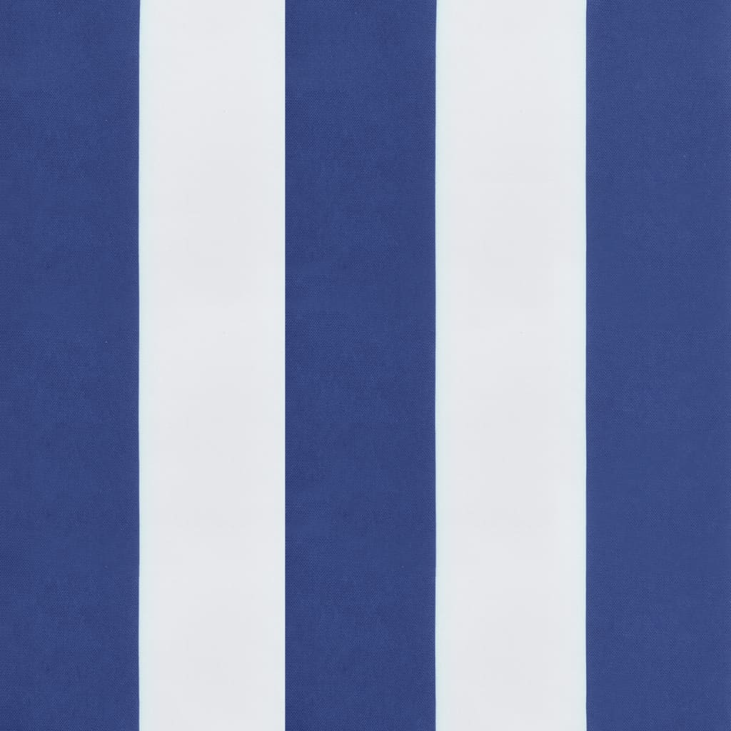 Sonnenliegen-Auflage Blau&Weiß Gestreift Oxford-Gewebe