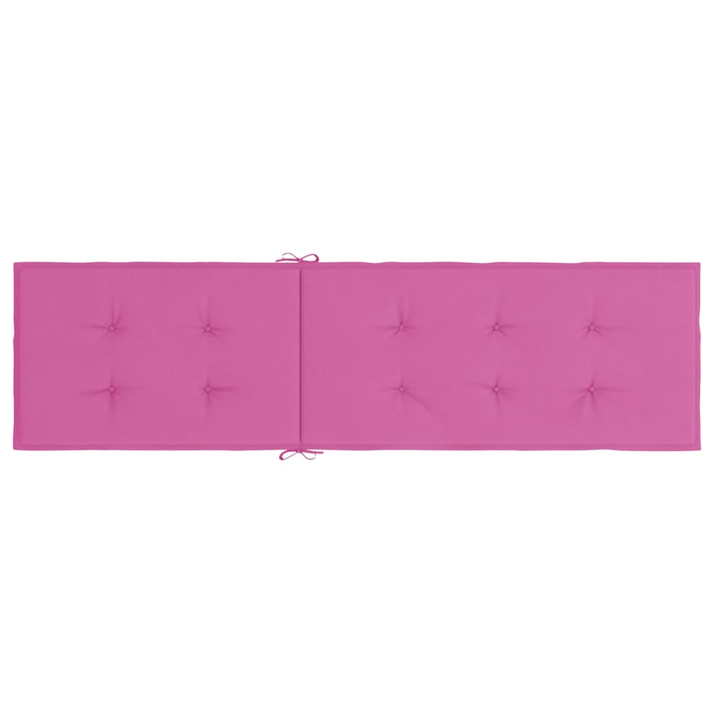 Liegestuhl-Auflage Rosa Oxford-Gewebe