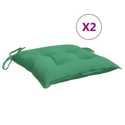 Palettenkissen 2 Stk. Grün 50x50x7 cm Oxford-Gewebe