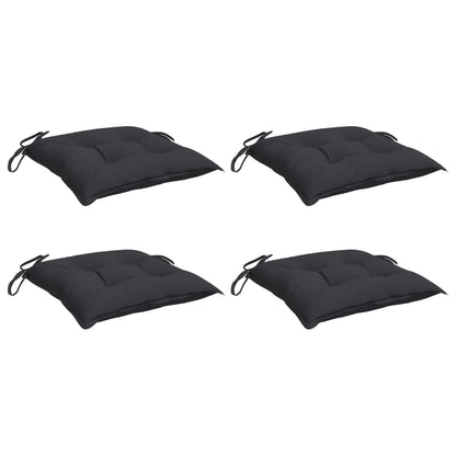 Palettenkissen 4 Stk. Schwarz 50x50x7 cm Oxford-Gewebe