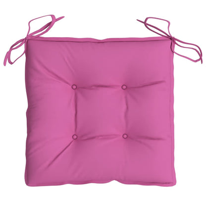 Stuhlkissen 4 Stk. Rosa 50x50x7 cm Oxford-Gewebe