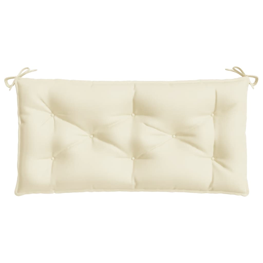 Gartenbank-Auflage Creme 100x50x7 cm Oxford-Gewebe
