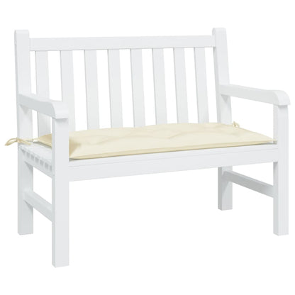 Gartenbank-Auflage Creme 100x50x7 cm Oxford-Gewebe