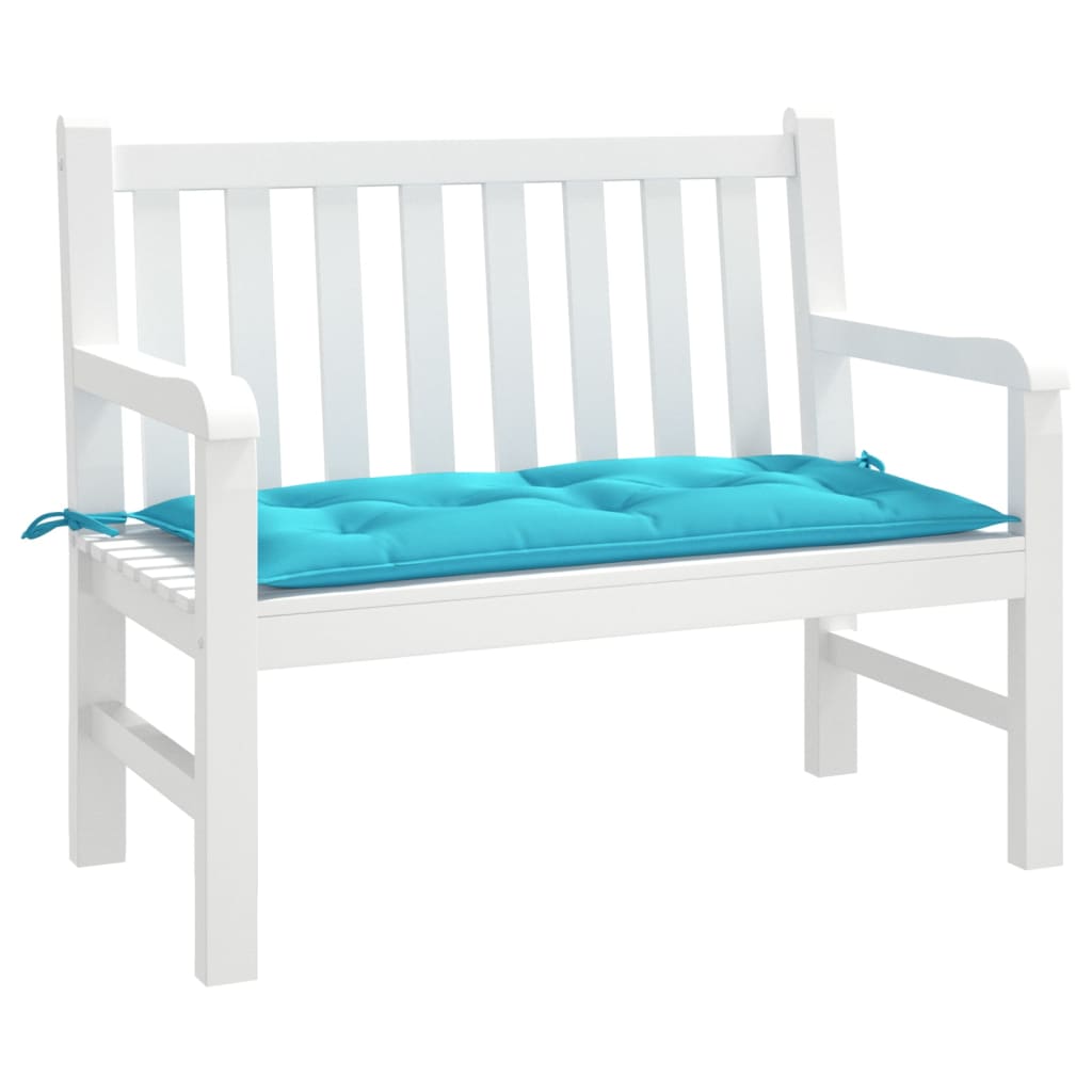 Gartenbank-Auflage Türkis 100x50x7 cm Oxford-Gewebe