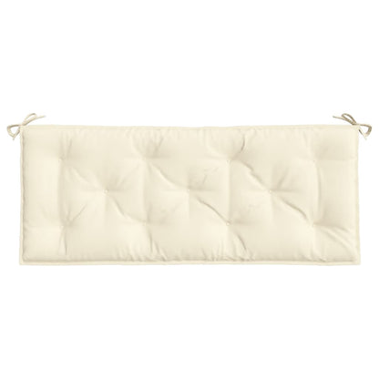 Gartenbank-Auflage Creme 120x50x7 cm Oxford-Gewebe
