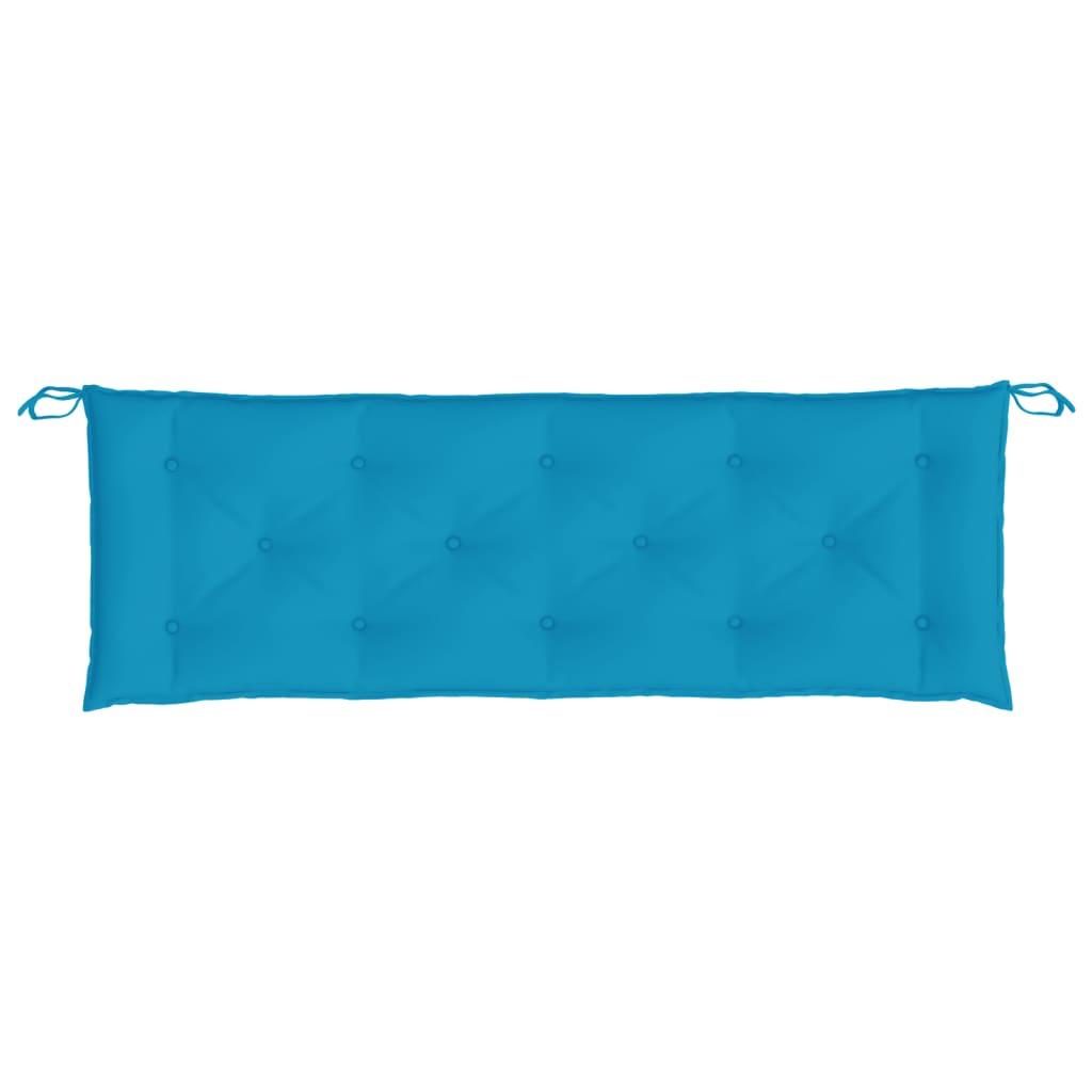 Gartenbank-Auflage Hellblau 150x50x7 cm Oxford-Gewebe