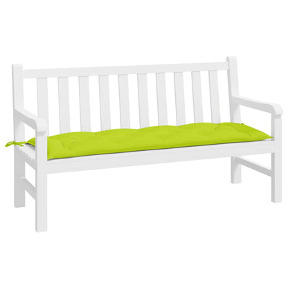 Gartenbank-Auflage Hellgrün 150x50x7 cm Oxford-Gewebe