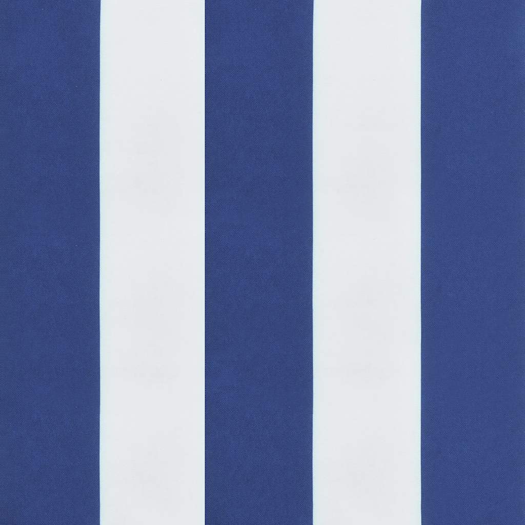 Gartenbank-Auflagen 2 Stk. Blau&Weiß Gestreift 100x50x7cm Stoff