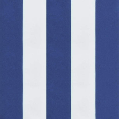 Gartenbank-Auflagen 2 Stk. Blau&Weiß Gestreift 100x50x7cm Stoff