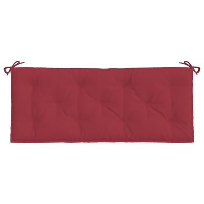 Gartenbank-Auflagen 2 Stk. Weinrot 120x50x7 cm Oxford-Gewebe