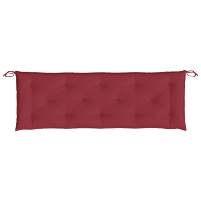 Gartenbank-Auflagen 2 Stk. Weinrot 150x50x7 cm Oxford-Gewebe