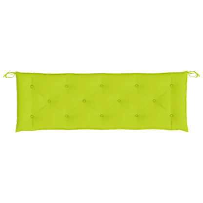 Gartenbank-Auflagen 2 Stk. Hellgrün 150x50x7 cm Oxford-Gewebe
