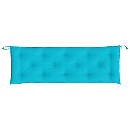 Gartenbank-Auflagen 2 Stk. Türkis 150x50x7 cm Stoff
