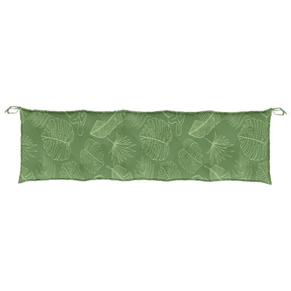 Gartenbank-Auflagen 2 Stk. Bluttmuster Oxford-Gewebe