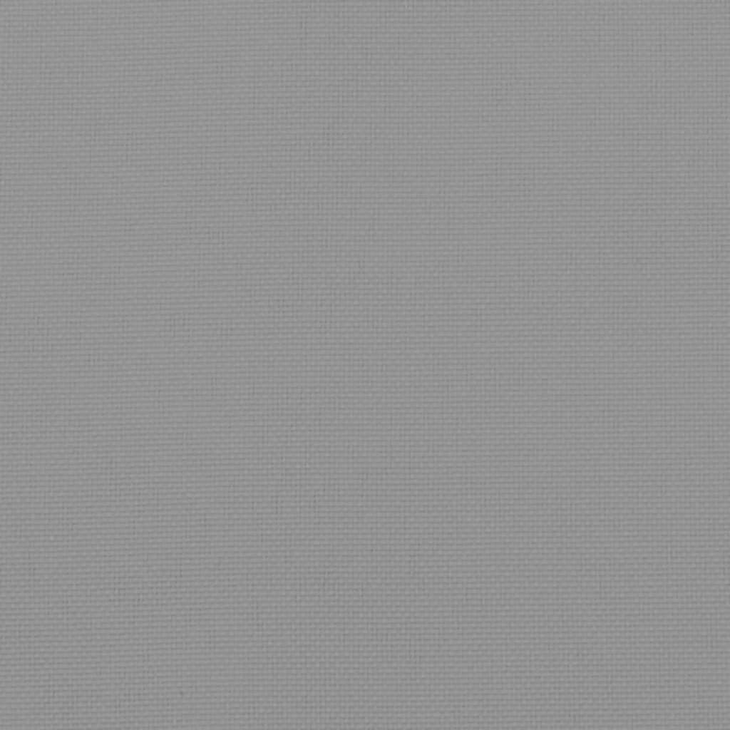 Gartenbank-Auflagen 2 Stk. Grau 200x50x7 cm Oxford-Gewebe