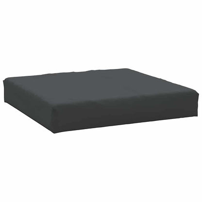 Palettenkissen 3-tlg. Schwarz Oxford-Gewebe