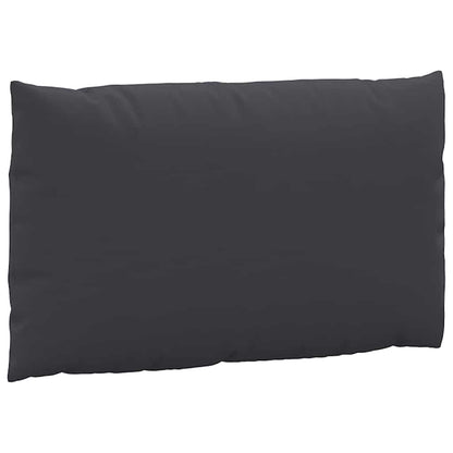 Palettenkissen 3-tlg. Schwarz Oxford-Gewebe