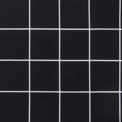 Palettenkissen 3 Stk. Schwarz Karomuster Oxford-Gewebe