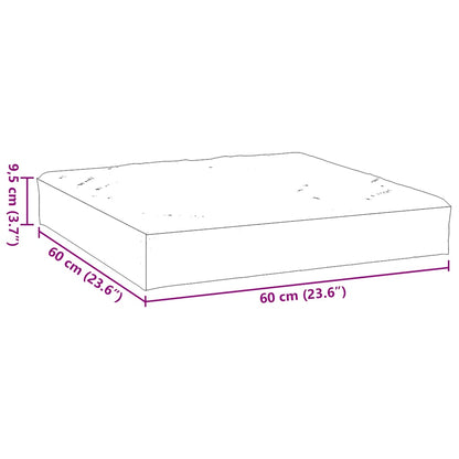Palettenkissen Knallgrün 60x60x9,5 cm Oxford-Gewebe