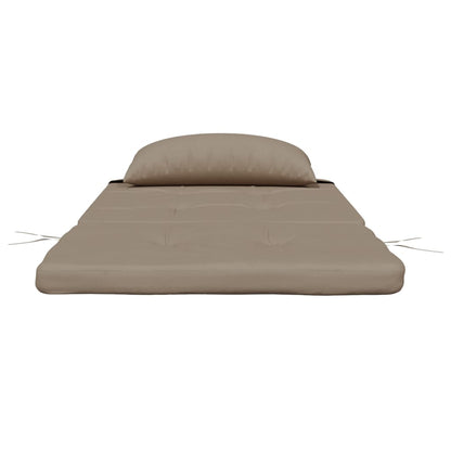 Adirondack-Auflagen 2 Stk. Taupe Oxford-Gewebe