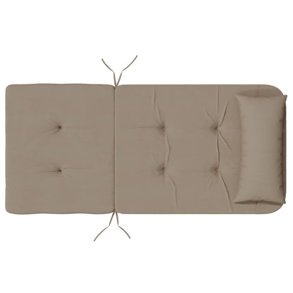 Adirondack-Auflagen 2 Stk. Taupe Oxford-Gewebe