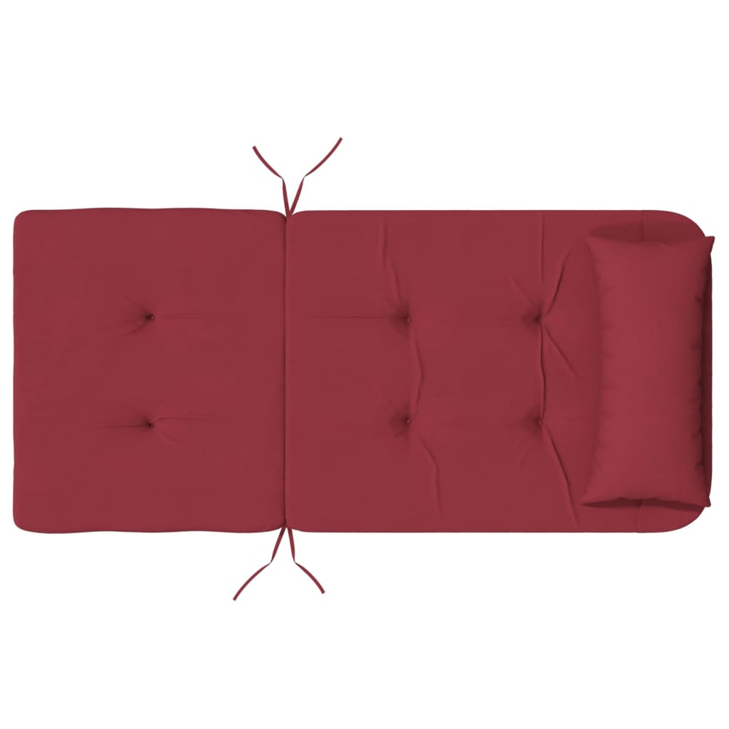 Adirondack-Auflagen 2 Stk. Weinrot Oxford-Gewebe
