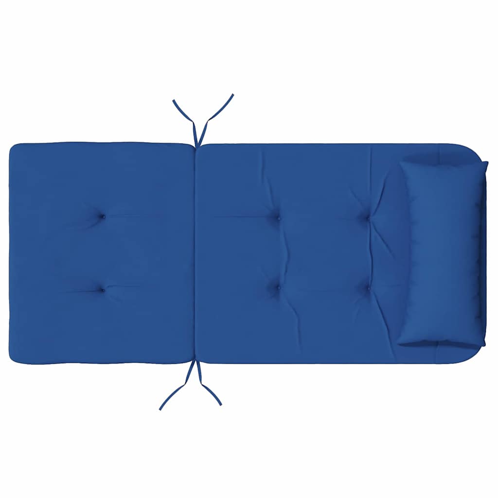 Stuhl Kissen 2 pcs Blau 58 x 77 x 4.5 cm Oxford Stoff