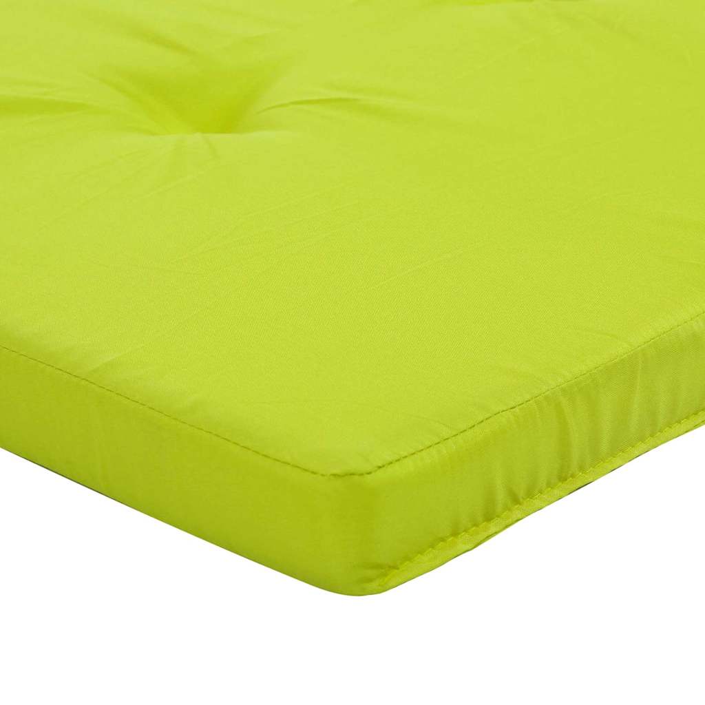 Stuhl Kissen 2 pcs Knallgrün 58 x 77 x 4.5 cm Oxford Stoff
