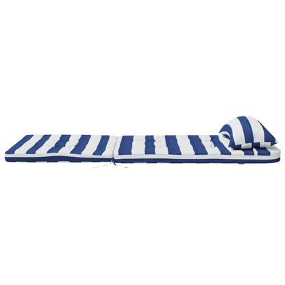 Adirondack-Auflagen 2 Stk. Blau & Weiß Gestreift Oxford-Gewebe