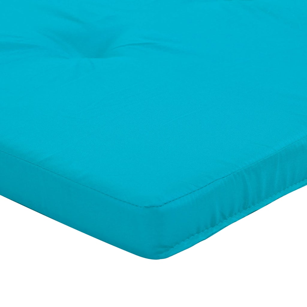 Stuhl Kissen 2 pcs Türkis 58 x 77 x 4.5 cm Oxford Stoff