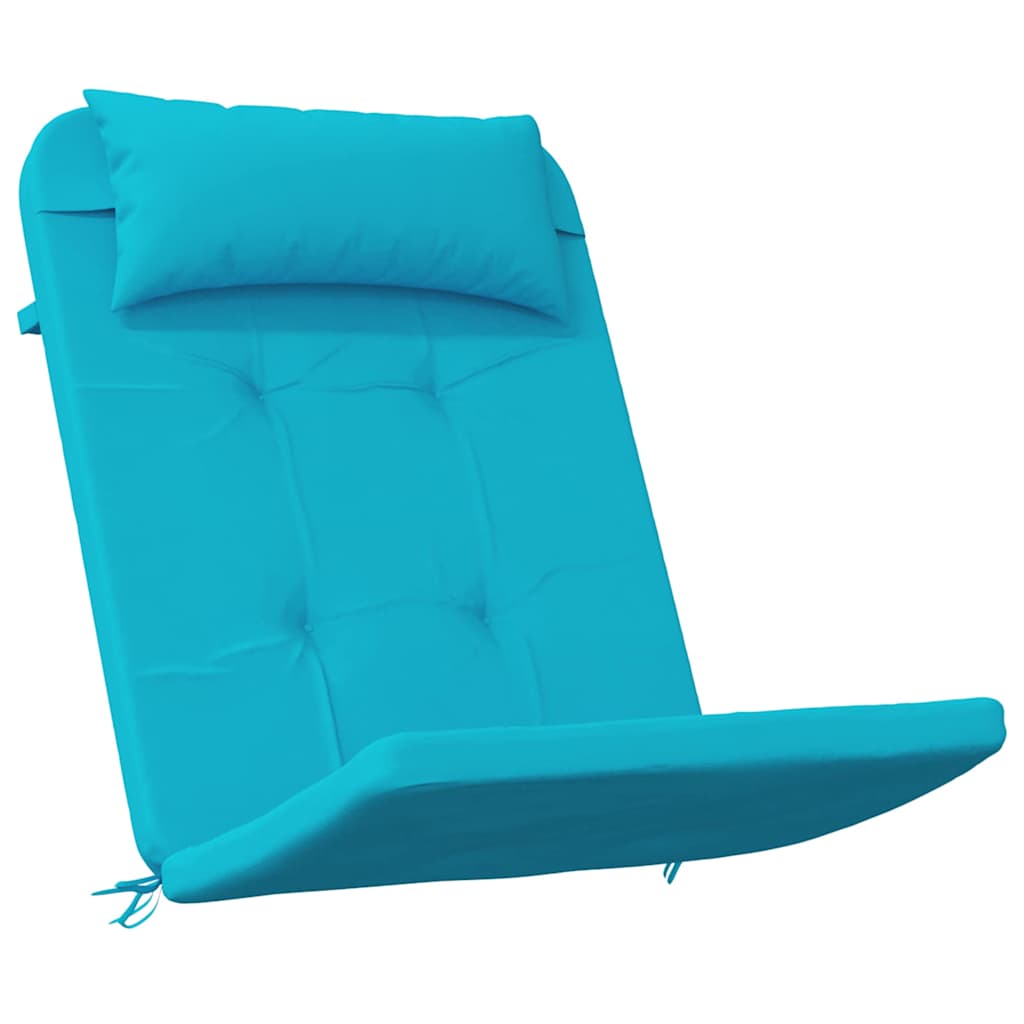 Stuhl Kissen 2 pcs Türkis 58 x 77 x 4.5 cm Oxford Stoff