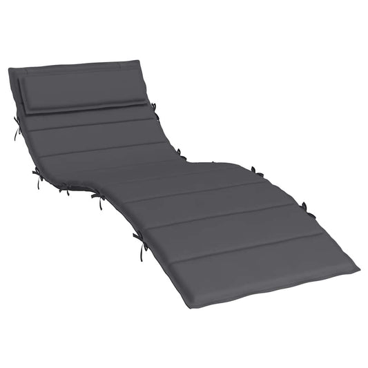 Sonnenliegen-Auflage Anthrazit 180x60x4 cm Oxford-Gewebe